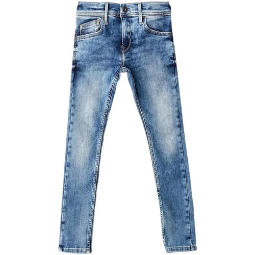 Textil Rapaz Calças de ganga Pepe water jeans  Azul