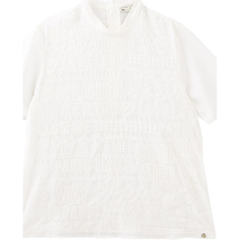 Textil Rapariga T-Shirt mangas curtas Ikks  Branco