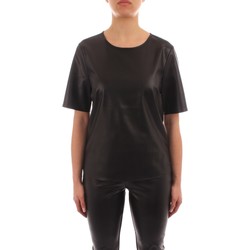 Textil Mulher T-Shirt mangas curtas Elastic V for easy dress K20K203567 Preto