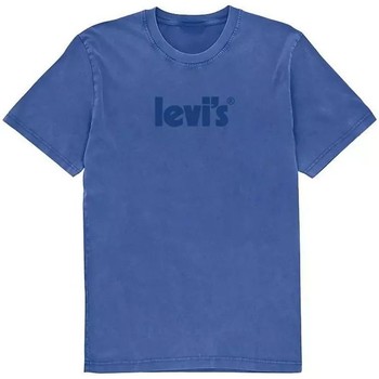 Textil Homem T-shirts e Pólos Levi's 16143 0463 - RELAXED FIT-SURF BLUE Azul