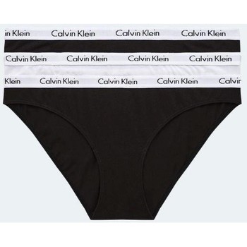 Roupa de interior Mulher Cueca Calvin Klein Jeans Jeans 'CKJ 026 SLIM' blu 000QD3587E 3P THONG Multicolor