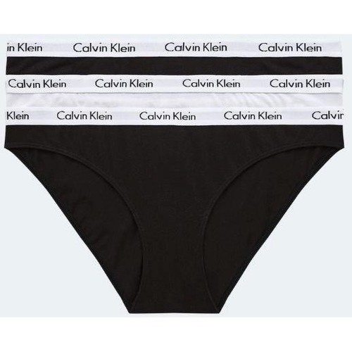 Roupa de interior Mulher Cueca ntholder Calvin Klein Jeans 000QD3587E 3P THONG Multicolor