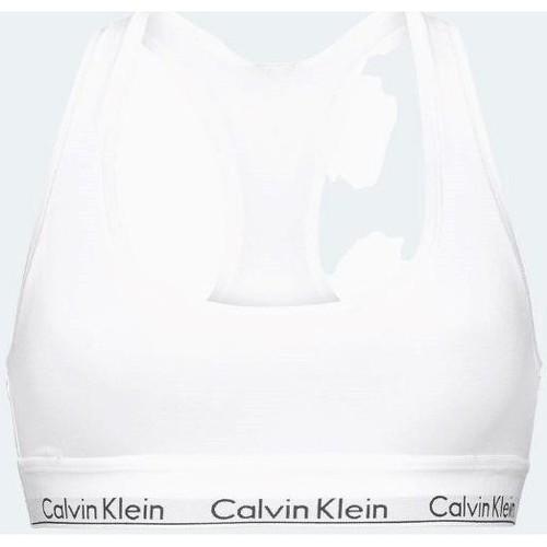 Textil Mulher Tops e soutiens de desporto Calvin Klein Jeans 0000F3785E BRALETTE Branco