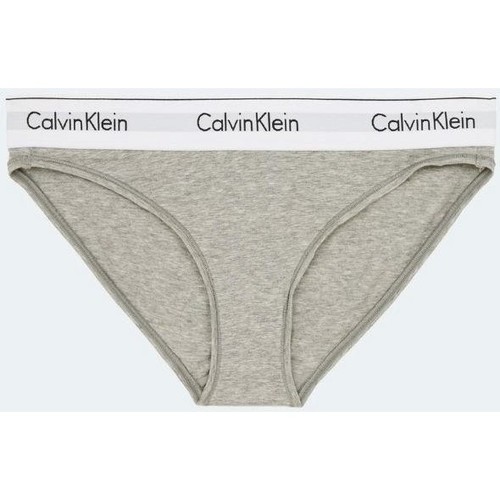 Roupa de interior Mulher Cueca Calvin Klein Jeans 0000F3787E BIKINI Cinza