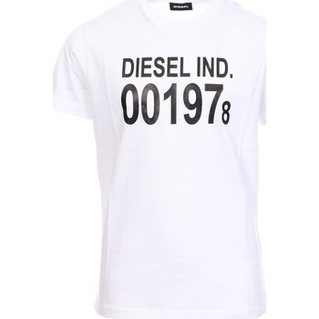 Textil Homem T-Shirt mangas curtas Diesel  Branco