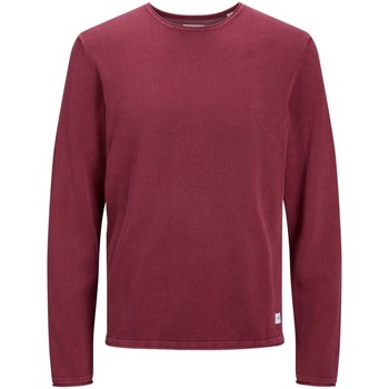 Textil Homem camisolas Jack & Jones 12174001 LEO-HAWTHORN ROSE Vermelho