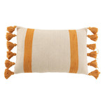 COUSSIN PLAG RAY RECT COT OCRE (40x60x12cm)