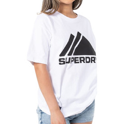 TeWOMEN Mulher T-Shirt mangas curtas Superdry  Branco