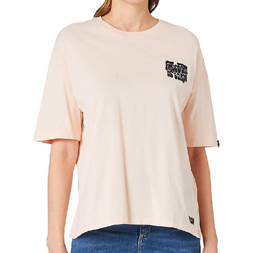 Textil Mulher T-shirts molo e Pólos Superdry  Rosa