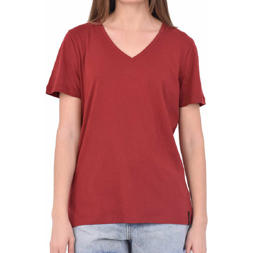 Textil Mulher T-shirts molo e Pólos Superdry  Vermelho