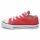 Sapatos Criança Sapatilhas Converse ALL STAR OX Vermelho