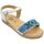 Sapatos Criança Sandálias MTNG Sandálias Criança 47553 Laminado Silver Azul