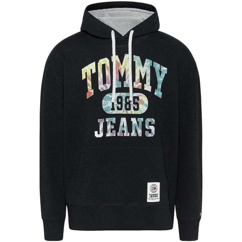 Textil Homem Sweats Tommy Jeans  Preto