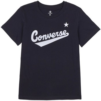 Textil Mulher T-Shirt mangas curtas Converse Converse Run Star Hike Sherpa High Vapor Mauve Preto