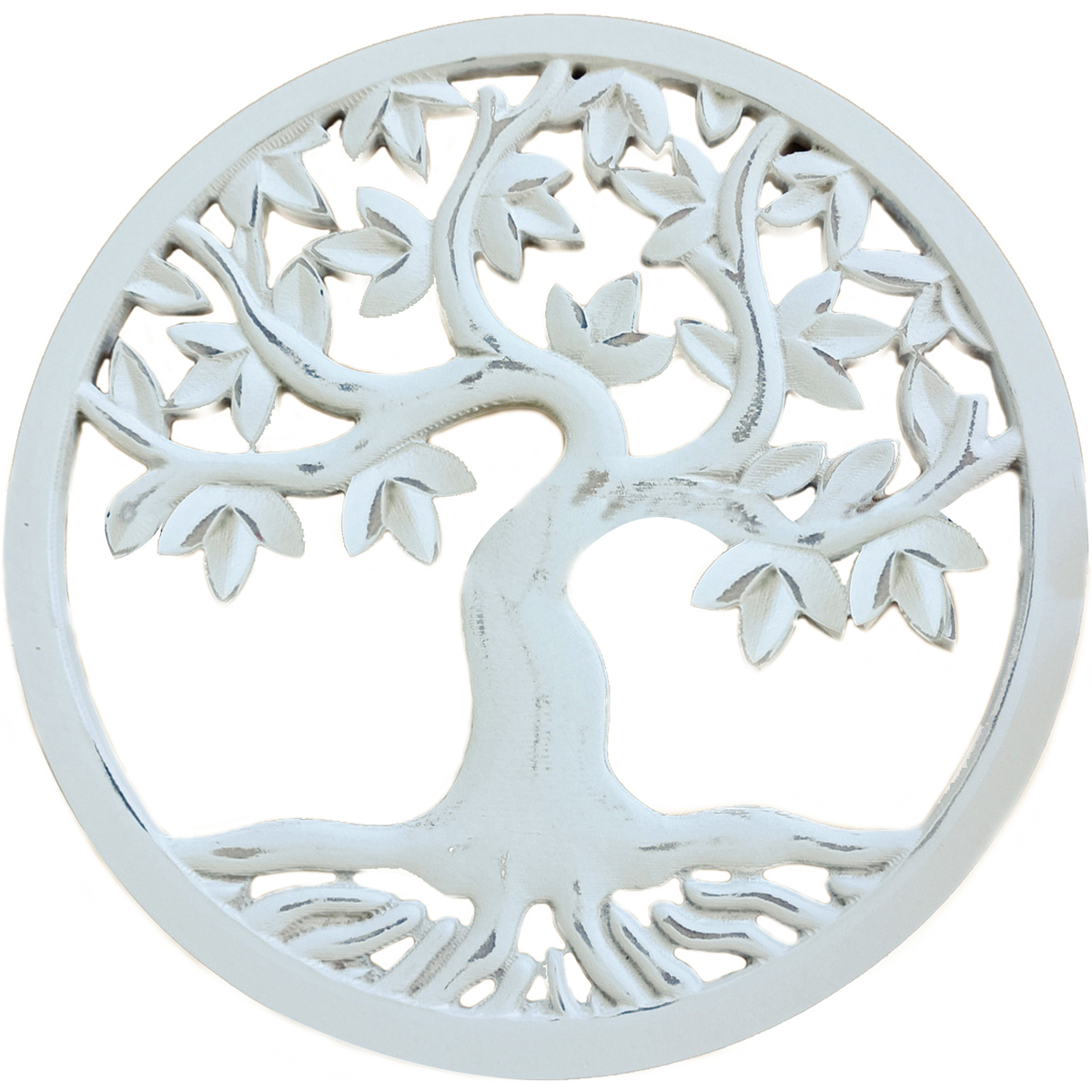 Casa Quadros / telas Signes Grimalt Adorno Da Árvore Da Vida Branco