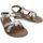 Sapatos Criança Sandálias Cheiw Sandálias Bebé 47245 - Laminado Silver Prata