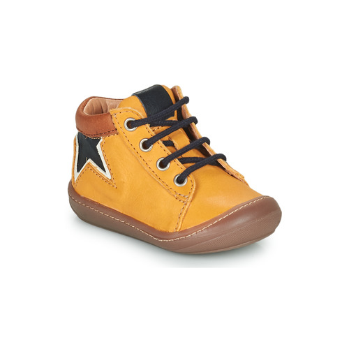 Sapatos Rapaz Sapatilhas de cano-alto GBB AGONINO Amarelo