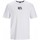 Textil Homem T-shirts e Pólos Jack & Jones 12206818 BASIC TEE-WHITE RELAXED FIT Branco