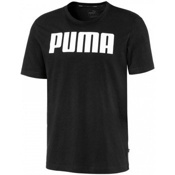 Textil Homem T-Shirt mangas curtas Puma Ess Tee Preto