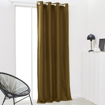 Casa Cortinados Today Rideau Isolant 140/240 Polyester TODAY Essential Bronze Bronze