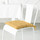 Casa Almofada de cadeira Today Assise Matelassee 38/38 Panama TODAY Essential Ocre Amarelo