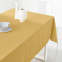 Casa Toalha de mesa Today Nappe 150/250 Polyester TODAY Essential Ocre Amarelo