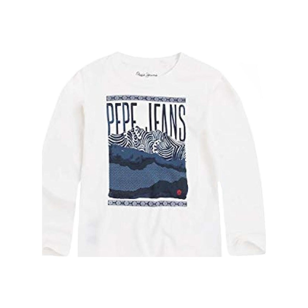 Textil Rapaz T-Shirt mangas curtas Pepe jeans  Branco