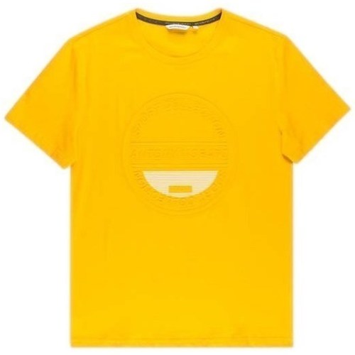 Textil Homem T-Shirt mangas curtas Antony Morato AllSaints louis stripe T-shirt in black Gold Amarelo