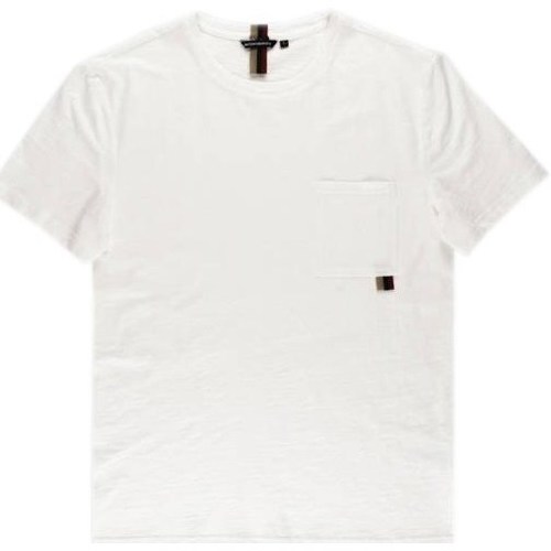 Textil Homem T-Shirt mangas curtas Antony Morato Tshirt Męski Regular Fit Cream Branco