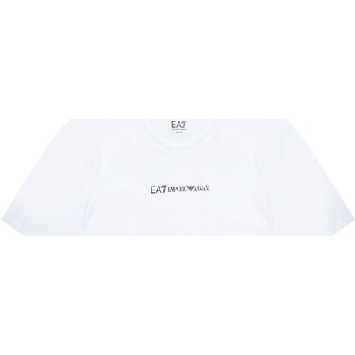 Textil Mulher T-shirts e Pólos Emporio Armani EA7 6KTT01 TJAQZ Branco