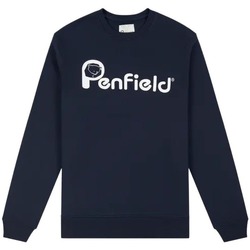 Textil Homem Sweats Penfield Sweatshirt  Bear Chest Print bleu marine