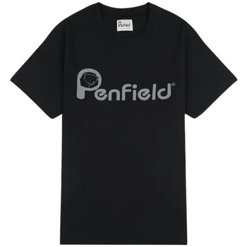 Textil Homem T-Shirt mangas curtas Penfield T-shirt  Bear Chest noir