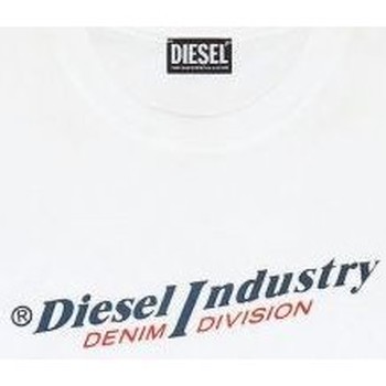 Textil Homem T-shirts e Pólos Diesel A03741-0PITA T-DIEGOR-IND-141 Branco
