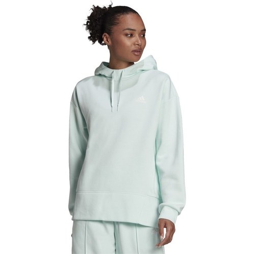 Textil Mulher Sweats adidas Originals Essentials Studio Fleece Cor azul-turquesa