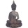 Casa Estatuetas Signes Grimalt Figura Buddha Sentado Cinza