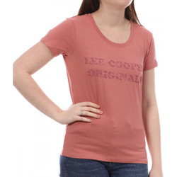 Textil Mulher T-shirts e Pólos Lee Cooper  Rosa