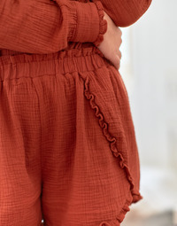 Textil Mulher Shorts / Bermudas Céleste LISA Terracotta