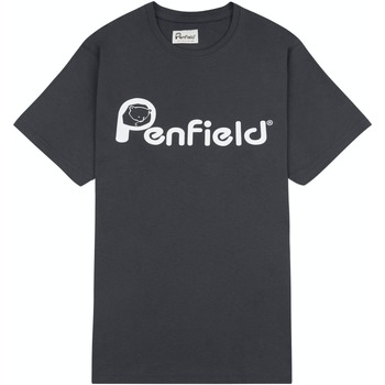 Textil Homem T-Shirt mangas curtas Penfield T-shirt  Bear Chest Print Cinza