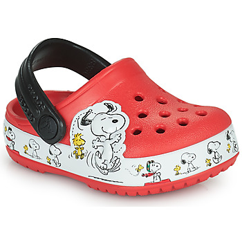 Sapatos Criança Tamancos Crocs FUNLAB SNOOPY WOODSTOCK CLOG T Vermelho
