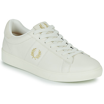Sapatos Homem Sapatilhas Fred Perry SPENCER TUMBLED LEATHER Bege