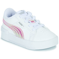 Sapatos Rapariga Sapatilhas Puma Jada Holo AC Inf Branco / Rosa