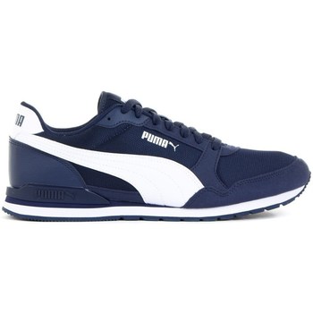 Sapatos Homem Sapatilhas Puma ST Runner V3 Mesh Branco, Azul marinho
