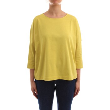 Textil Mulher T-shirt mangas compridas Marella ATHOS Amarelo