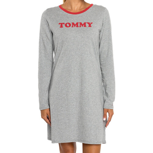 Textil Mulher T-shirt Shirt mangas compridas Tommy Hilfiger  Cinza