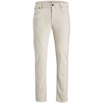 Textil Homem Calças for Jeans Jack & Jones 12204316 MIKE-ECRU Branco