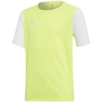 Textil Rapaz T-Shirt mangas curtas adidas Originals Junior Estro 19 Branco, Verde claro