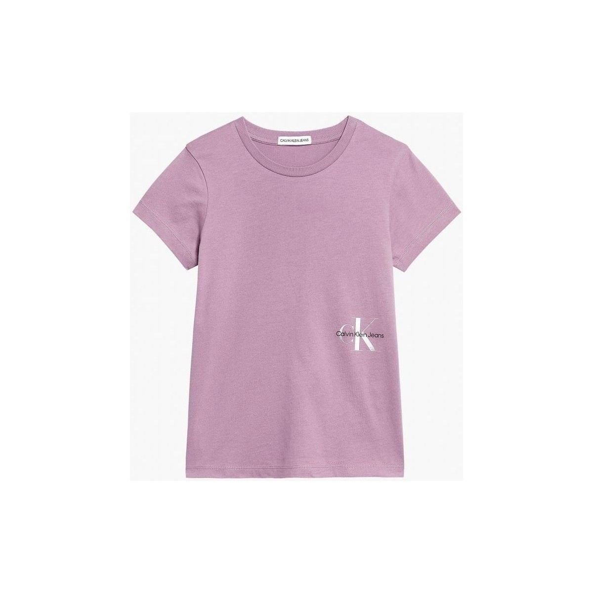 Textil Rapariga T-shirts e Pólos Calvin Klein Jeans IG0IG01297 MONOGRAM T-SHIRT-VCB Rosa