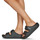 Sapatos Chinelos Crocs CLASSIC COZZY SANDAL Preto
