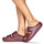 Sapatos Mulher Chinelos Crocs CLASSIC COZZY SANDAL Bordô