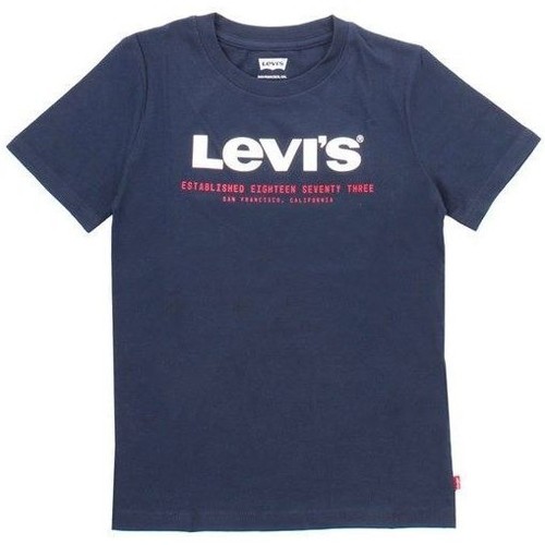 Textil Criança T-shirts Versace e Pólos Levi's 91E054 GRAPHIC TEE-C8D DRESS BLUE Azul